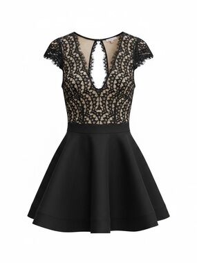 luxxel black lace dress Luxxel | Dresses | Luxxel Little Black Dress Lace Size S
